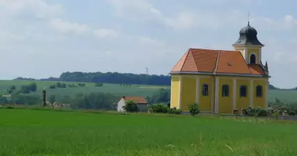 Church of St. Simon and Judy over Chyjice