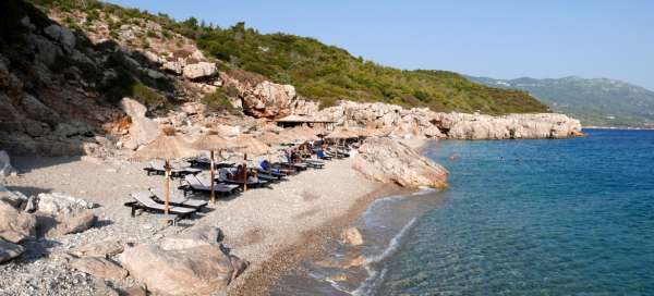 Trip to Kaladakia beach: Accommodations