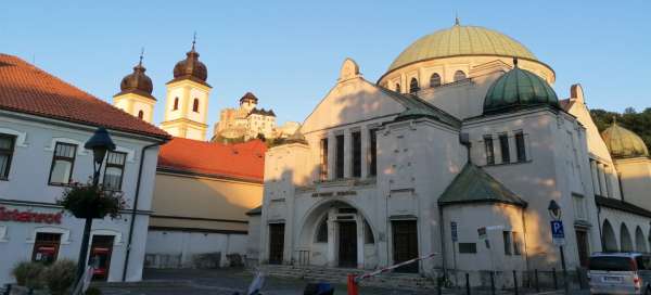 A tour of Trenčín: Weather and season