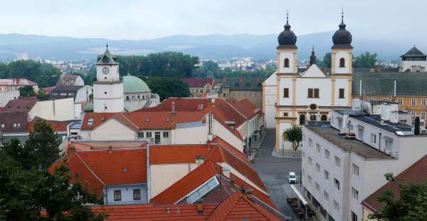 Uitzicht op Trenčín