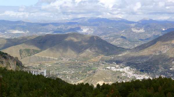 Uitzicht op de Güéjar Sierra