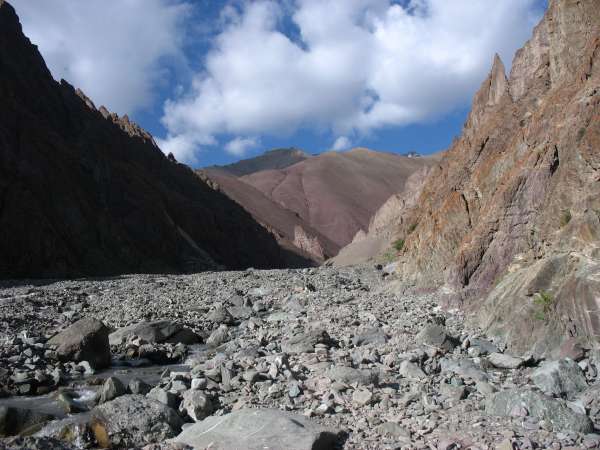 View of the Purple Mountain