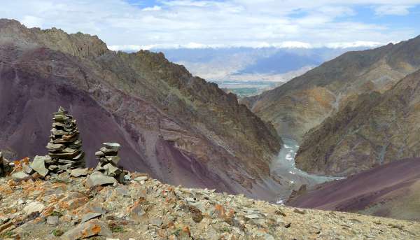 Vue sur la vallée de l'Indus