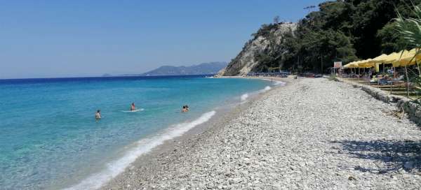 Viaje a la playa de Tsamadou