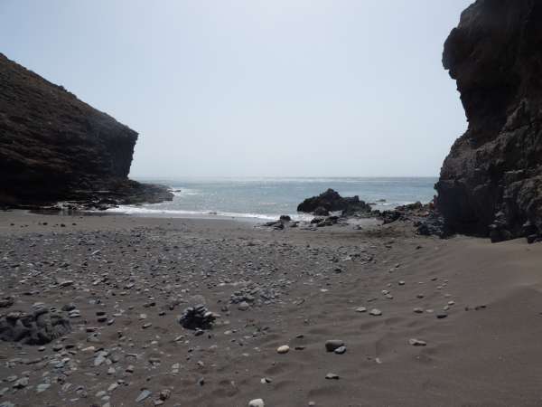 On the beach