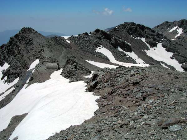 Collado del Veleta 上方 (3201 m)