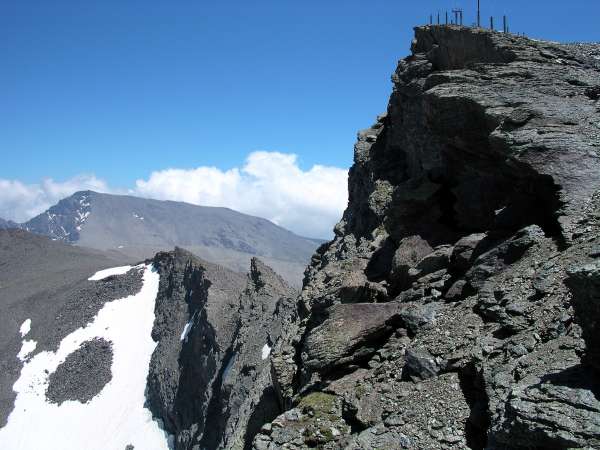 Unter der Spitze von Veleta