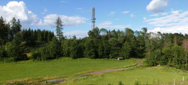 Rozhledna na Kozinci: Ubytování