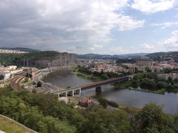 Castello sopra la città regionale