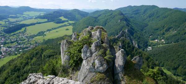 Wanderung zum Schloss Súľov - Súľov