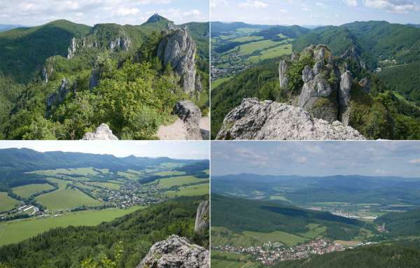 Vistas desde el castillo Súľov