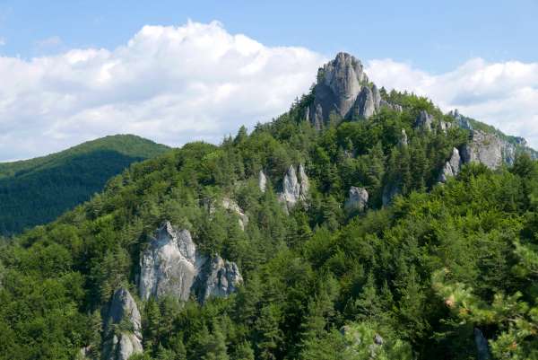 Punto panoramico sotto il castello