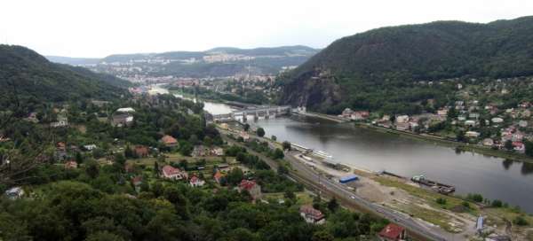 Punkty widokowe Ústí nad Labem - Vrkoč: Pogoda i pora roku