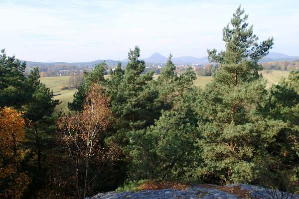 Aussichtspunkt aus hohlem Stein