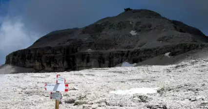 Piz Boé (3.152m acima do nível do mar)