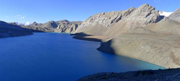 Jezero Tilicho: Stravování