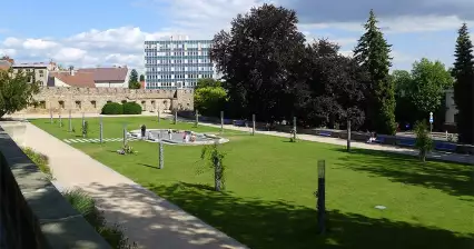 Castle garden in Jičín