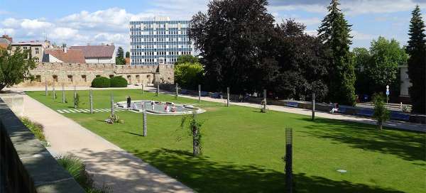 Jardim do castelo em Jičín