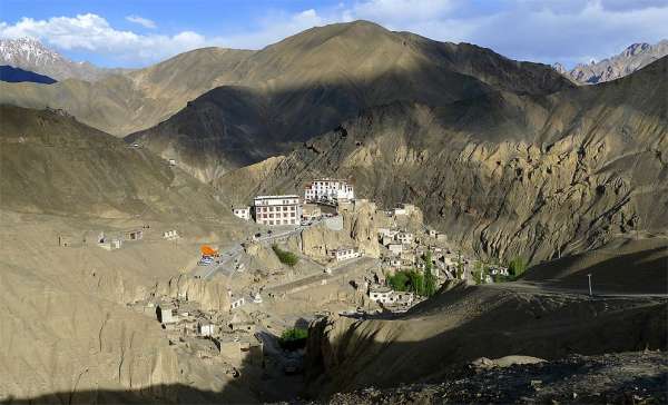 Gompa from the west
