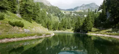 Prechádzka k jazierku pod Erfurter Hütte