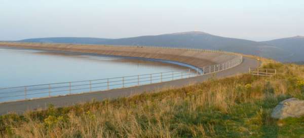 The upper reservoir of Dlouhá stráně