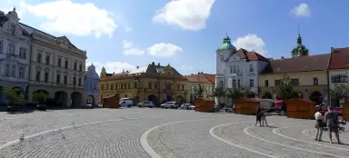 Námestie Mieru v Mělníku