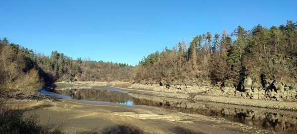 Hladná - Perspectives de la Vltava: Météo et saison