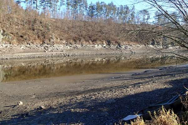 Reservoir niveau daling