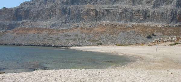 Playa de la bahía de Navarone: Alojamientos