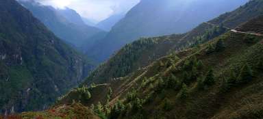 Canyon of river Dudh Koshi