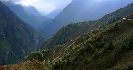 Каньон реки Дудх Коши