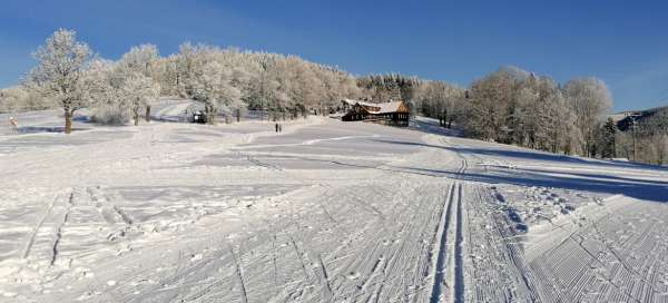 Esquí de fondo Strážné - Casa de campo en la encrucijada