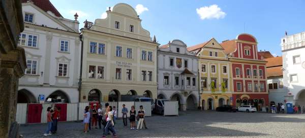Svornosti-plein in Cesky Krumlov