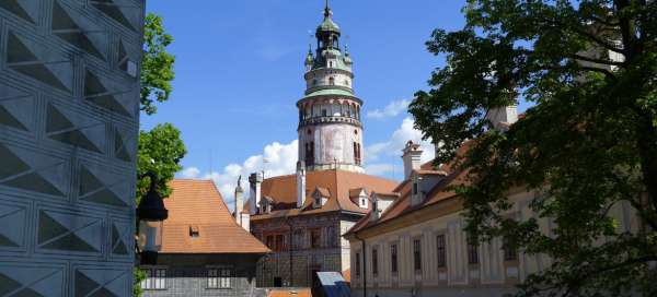 Wieża zamkowa w Czeskim Krumlovie