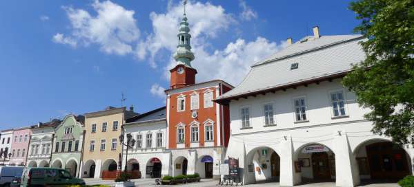 Altes Rathaus in Svitavy: Wetter und Jahreszeit