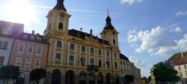 Písek Town Hall: Accommodations