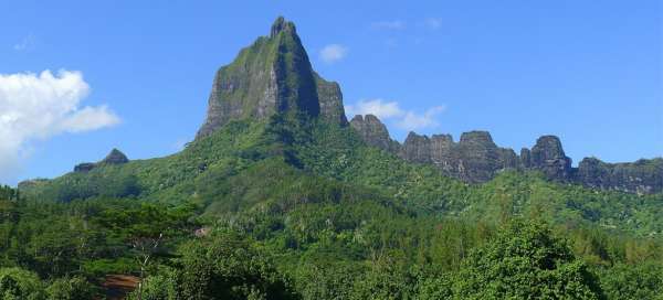 Monte Mouaroa (880 m snm): Clima y temporada