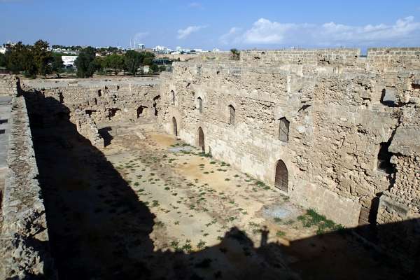 Extensive courtyard