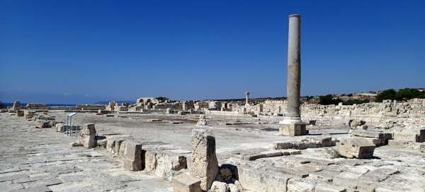 Kourion: Accommodaties