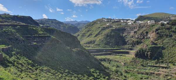 Trek through the Barranco Azuje gorge: Weather and season