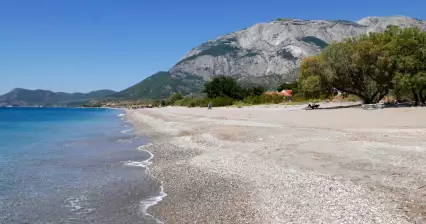 Excursão à praia de Vostalakia Kampos