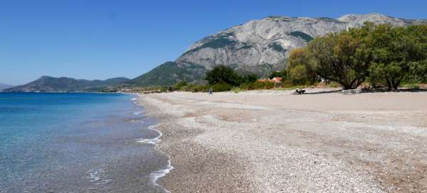 Reis naar het strand van Vostalakia Kamos: Weer en seizoen