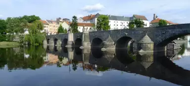 Steinbrücke in Písek
