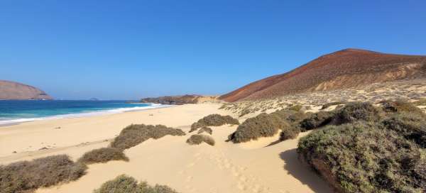 The island of la Graciosa: Accommodations