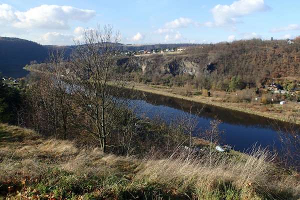 Blick auf die Moldau