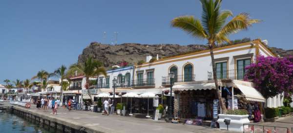 Visit to the port of Puerto de Mogán: Accommodations