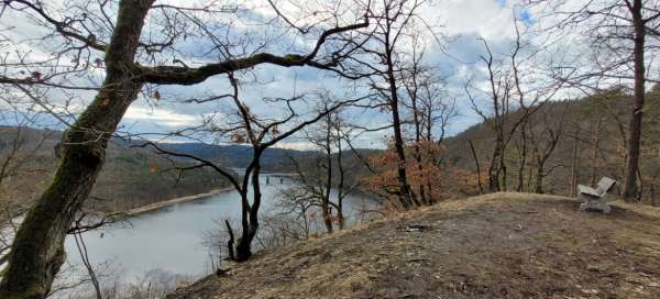 Skok Šemíka - widoki Wełtawy: Pogoda i pora roku