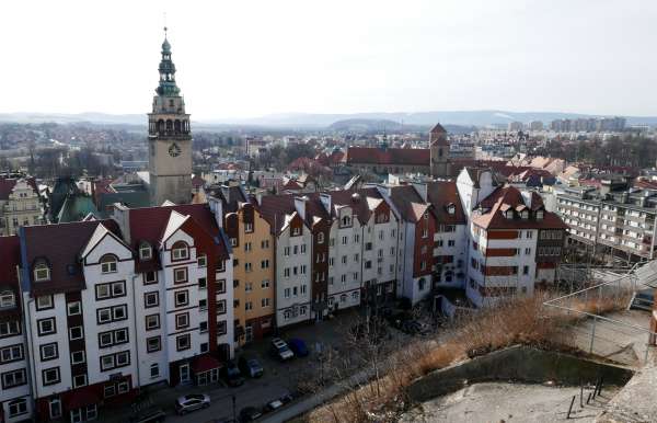 Vista de Klodzko desde la fortaleza