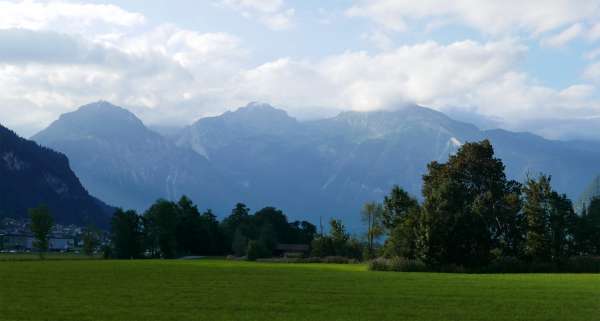 Vista sui monti Rofan