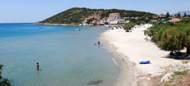 Reis naar het strand van Psili Amos (oost)
